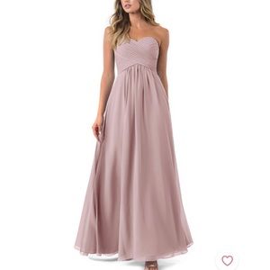 Azazie Yazmin Dress in Vintage Mauve Size 4